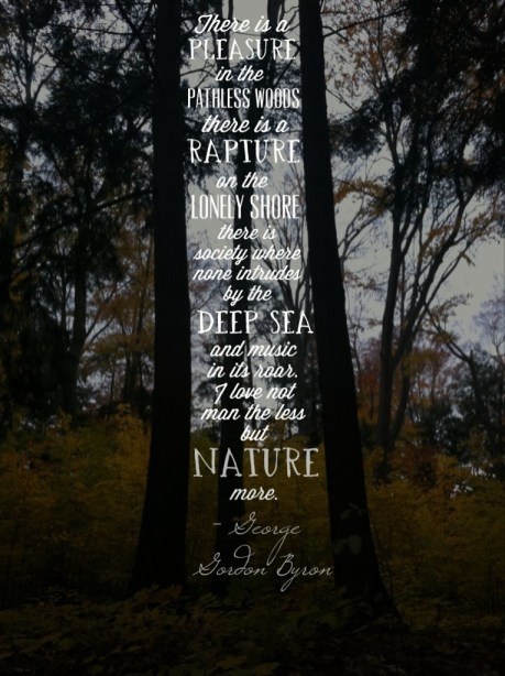 Pathless Woods Lord Byron