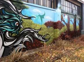 Inside Out Gallery Bird Graffiti Traverse City