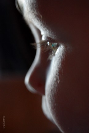 Child Profile Close Up