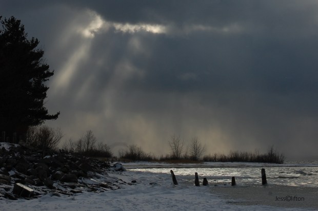 Elk Rapids Winter Shoreline