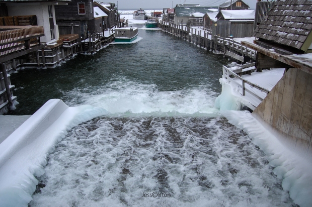 Fishtown Dam at Winter
