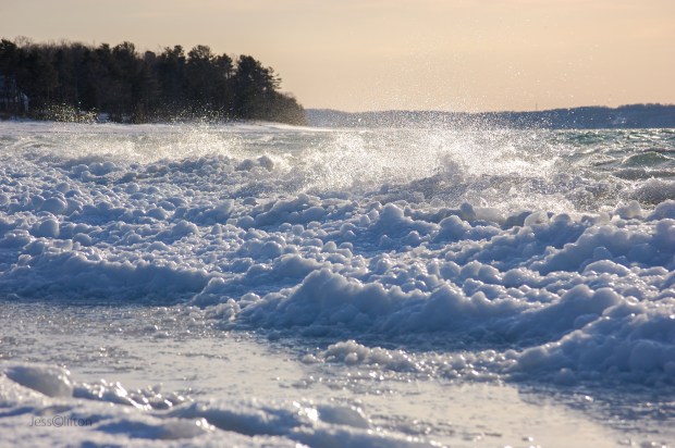 Icy Winter Splash