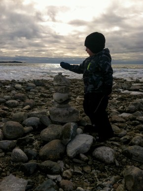Winter Jackson Stacking Stones