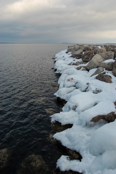 Clinch Marina Breakwater Ice