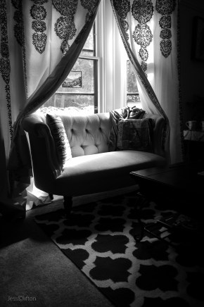 Home Interior B&W