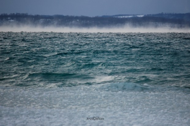 Lake Michigan Winter Fog