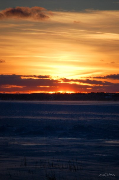 purple smudge sunset