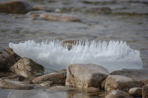 Upward Icicles Flipped Ice Cap
