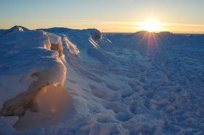 Sunset Snow Pocket