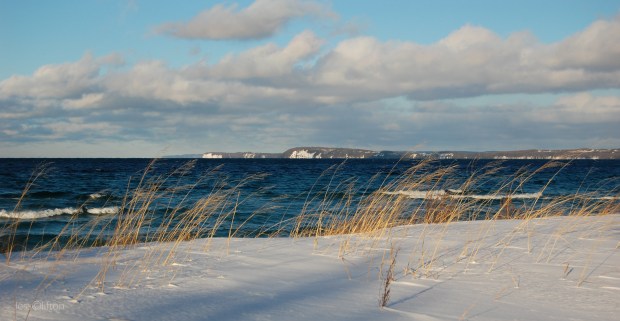 Snow Banks & Sunbathed Grass