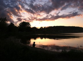 Sunset Serenity Lake Michigan