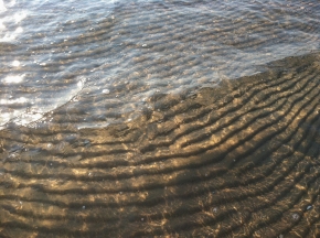 Clear Waves & Sand Ripples